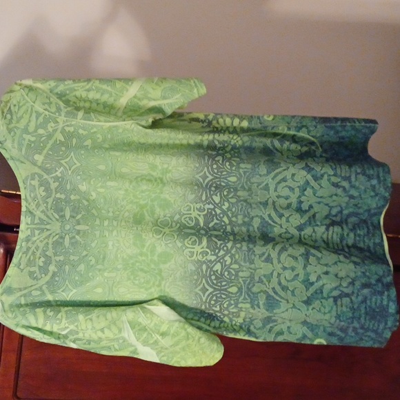 Jane Ashley,Size XL,Green blouse - Picture 5 of 9